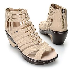 JBU Snake Print Gladiator Style Wedge Sandal NWT